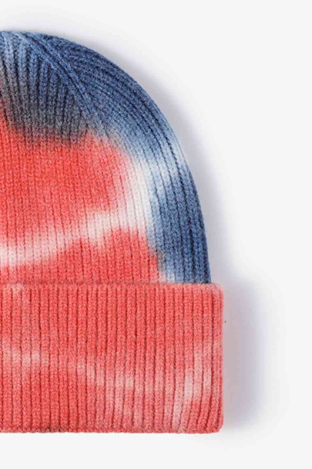 Tie-Dye Cuffed Knit Beanie Trendsi