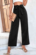 Belted High-Rise Wide Leg Pants Bazaarbey