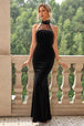 Lace Detail Sleeveless Maxi Dress Bazaarbey