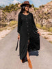 Long Sleeve Round Neck Dress -BazaarBey - www.shopbazaarbey.com