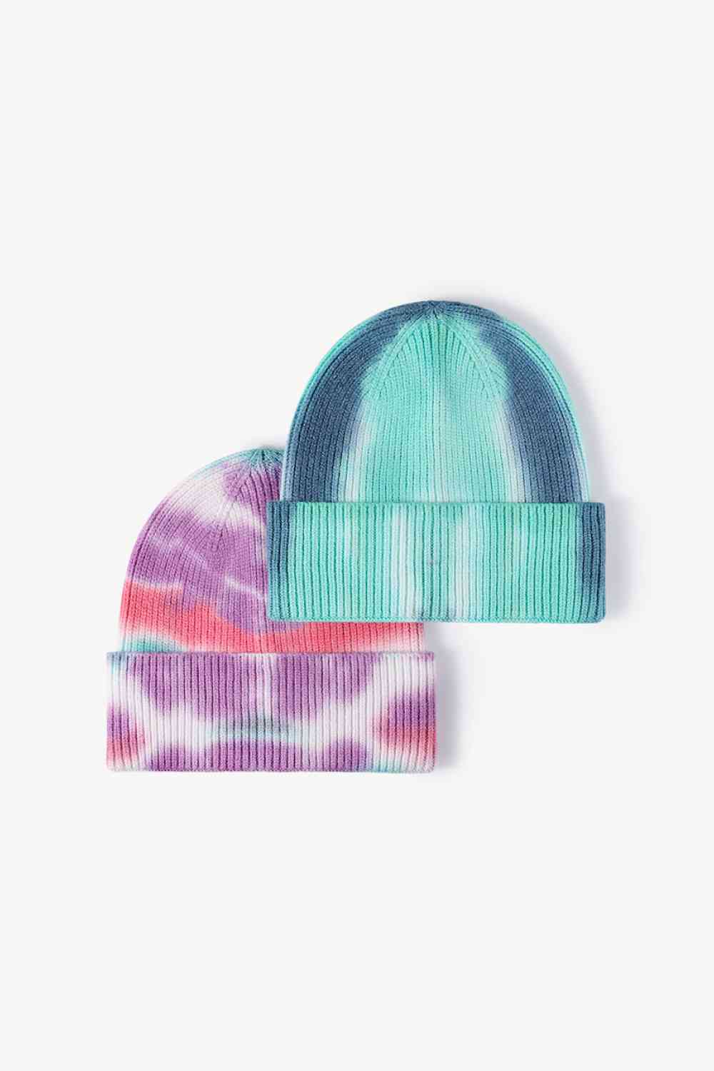 Tie-Dye Cuffed Knit Beanie Trendsi