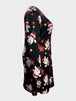 Plus Size Santa Printed Round Neck Dress -BazaarBey - www.shopbazaarbey.com