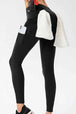 Full Size Slim Fit High Waist Long Sports Pants with Pockets Bazaarbey