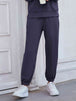 Elastic Waist Joggers with Pockets Bazaarbey