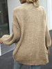Drop Shoulder Balloon Sleeve Cardigan Bazaarbey