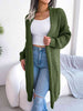 Open Front Dropped Shoulder Longline Cardigan Bazaarbey