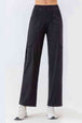 Buttoned Pocketed Long Jeans Trendsi