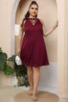 Plus Size Cutout Round Neck Sleeveless Dress -BazaarBey - www.shopbazaarbey.com