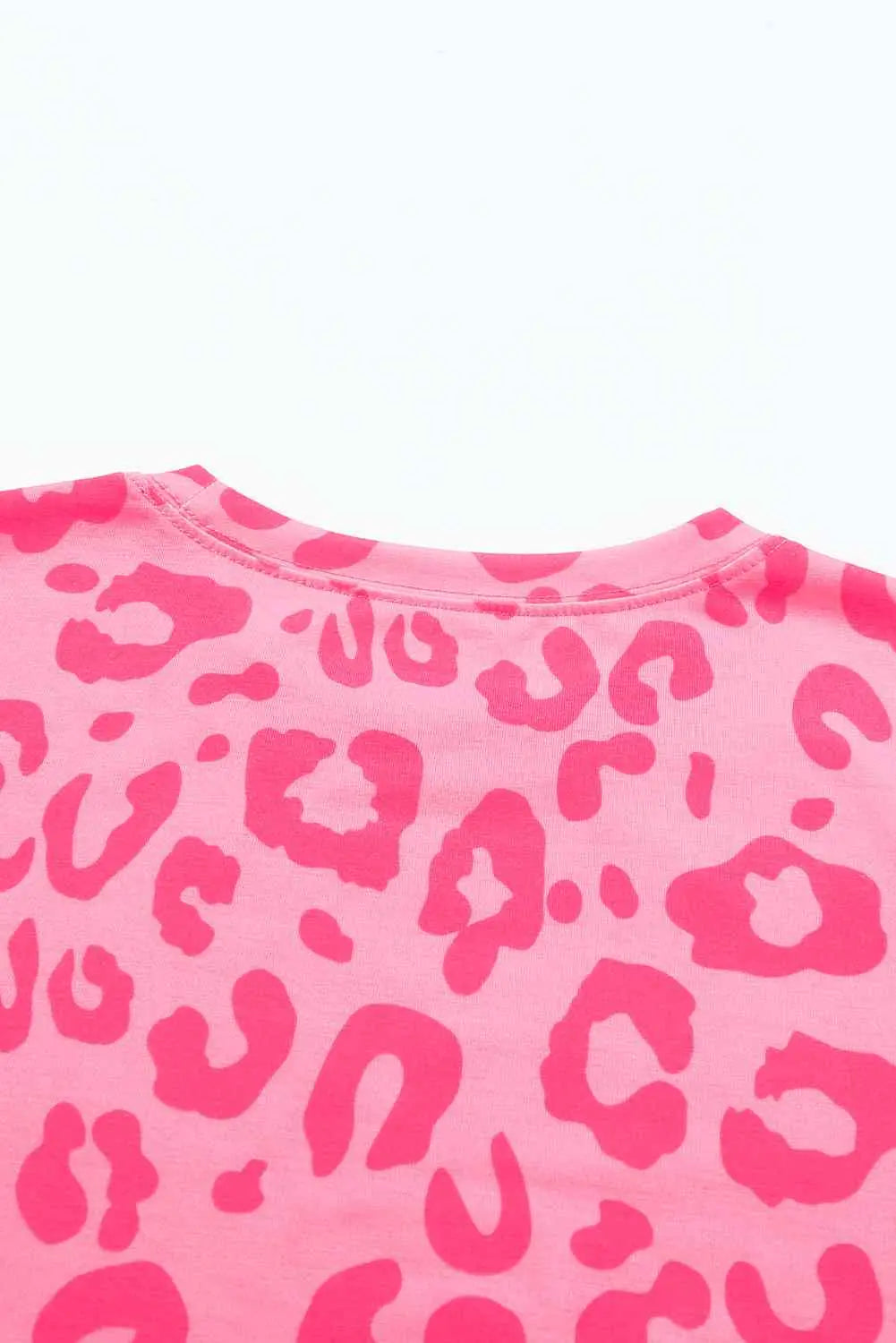Leopard Round Neck Tee Bazaarbey