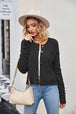 Button Down Exposed Seam Cardigan Trendsi