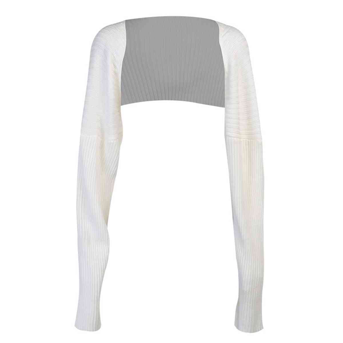 Long Sleeve Knit Bolero Trendsi