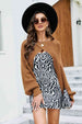 Rib-Knit Cropped Poncho Bazaarbey