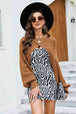 Rib-Knit Cropped Poncho Bazaarbey