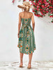 Printed Strapless Tie Belt Dress -BazaarBey - www.shopbazaarbey.com