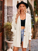 Dropped Shoulder Long Sleeve Cardigan Trendsi