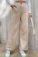 Center Seam Wide Leg Pants Bazaarbey