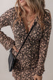 Floral Tied V-Neck Mini Dress -BazaarBey - www.shopbazaarbey.com