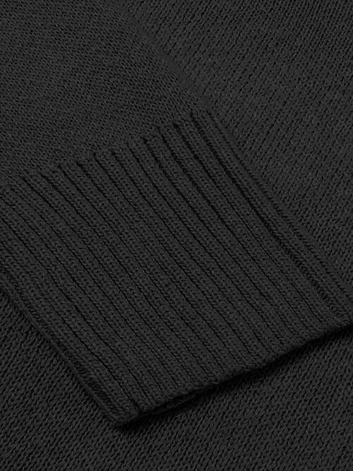 V-Neck Long Sleeve Knit Top Bazaarbey
