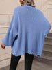  Button Down Horizontal-Ribbing  Cardigan Trendsi