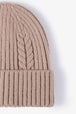 Cable-Knit Cuff Beanie Trendsi