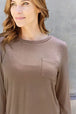  Full Size Round Neck Long Sleeve Top Trendsi