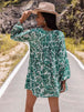 Long Sleeve V-Neck Mini Dress -BazaarBey - www.shopbazaarbey.com