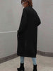  Waffle Knit  Duster Cardigan With Pockets Trendsi
