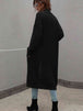  Waffle Knit  Duster Cardigan With Pockets Trendsi