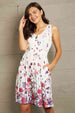  Scoop Neck Buttoned Sleeveless Magic Dress with Pockets -BazaarBey - www.shopbazaarbey.com