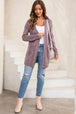 Cable-Knit Dropped Shoulder Cardigan Bazaarbey