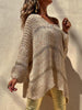  V-Neck Long Sleeve Sweater Bazaarbey