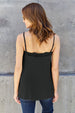  Full Size Lace Trim V-Neck Cami Bazaarbey