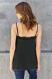  Full Size Lace Trim V-Neck Cami Bazaarbey