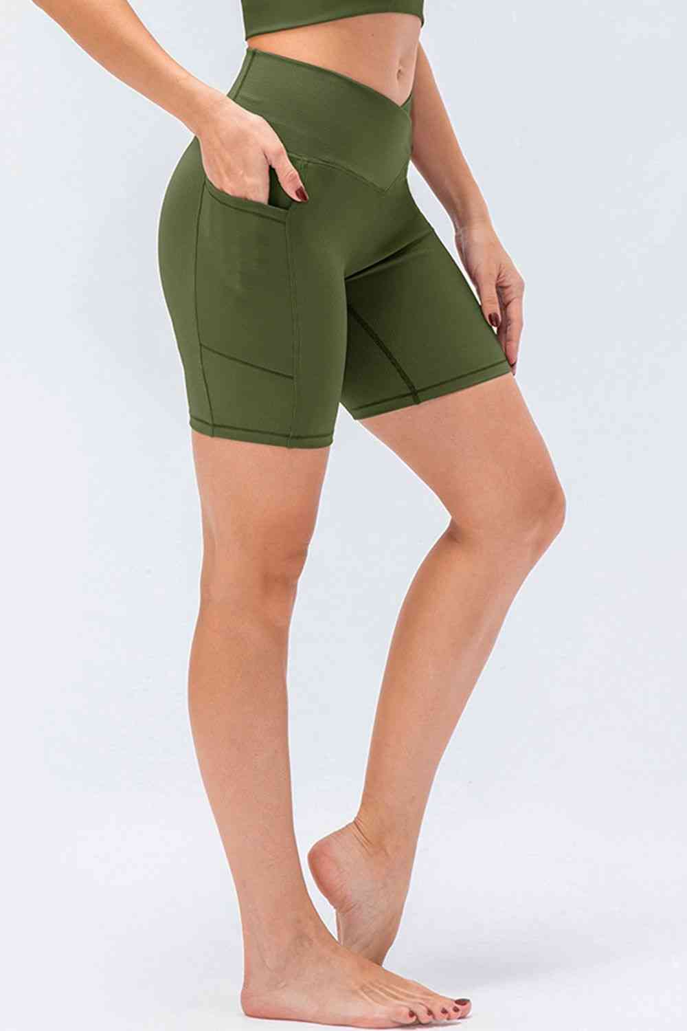 Slim Fit V-Waistband Sports Shorts Bazaarbey