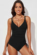 Tied  Plunge One-Piece Swimsuit Trendsi