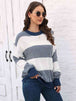 Full Size Round Neck Drop Shoulder Sweater Bazaarbey
