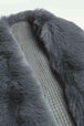 Striped Fringe Detail Long Sleeve Poncho Bazaarbey