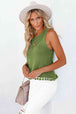 Tassel Hem Knit Tank Trendsi