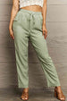 Tie Waist Long Pants Bazaarbey