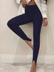 Ribbed Mid Waist Leggings Bazaarbey