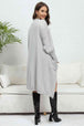 Open Front Dropped Shoulder Cardigan Trendsi