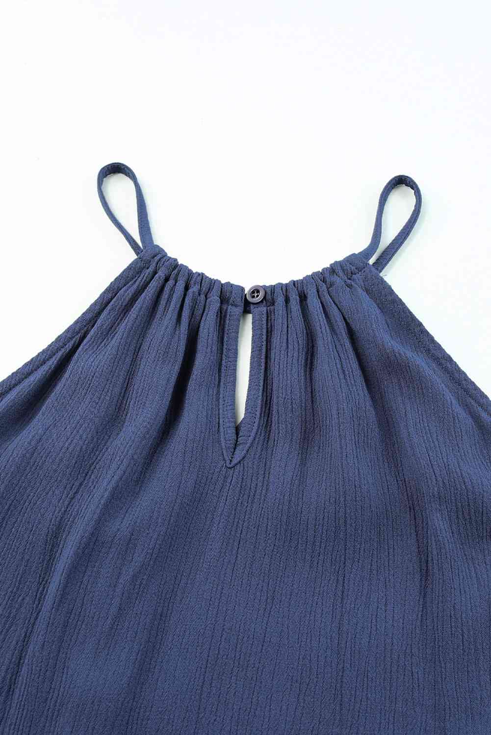 Round Neck Sleeveless Tank Top Bazaarbey