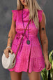 Leopard Tie Belt Tiered Dress -BazaarBey - www.shopbazaarbey.com