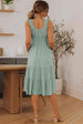 Smocked Waist Sleeveless Tiered Dress with Pockets -BazaarBey - www.shopbazaarbey.com