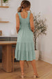 Smocked Waist Sleeveless Tiered Dress with Pockets -BazaarBey - www.shopbazaarbey.com
