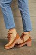  Lace Up Lug Booties Trendsi