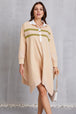 Half Button Handkerchief Hem Dress -BazaarBey - www.shopbazaarbey.com