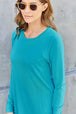  Full Size Round Neck Long Sleeve Top Trendsi