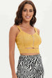 Zip-Up Cutout Sleeveless Knit Top Trendsi