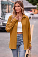 Slit Dropped Shoulder Longline Shirt Bazaarbey